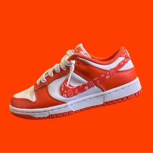 Nike Dunk Low Orange Paisley